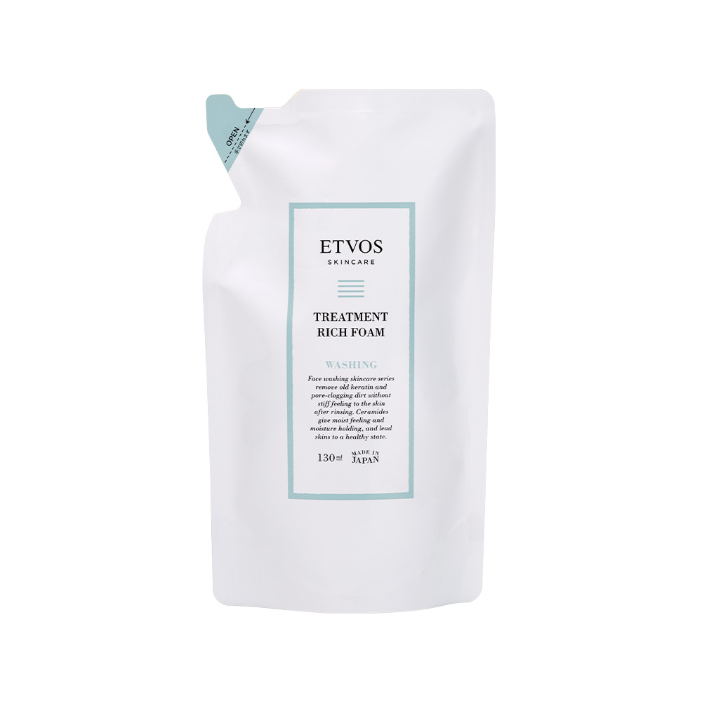 エトヴォス 公式( ETVOS 「トリートメントリッチフォーム」  洗顔 泡 泡洗顔 洗顔料 洗顔フォーム セラミド 保湿 敏感肌
