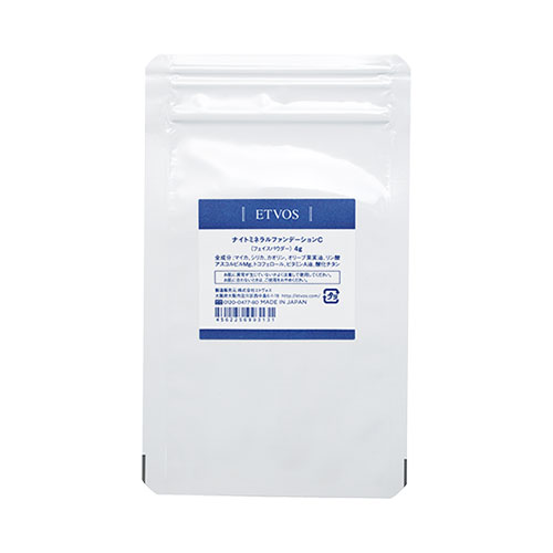 ETVOS ナイトミネラルファンデーション 詰替用　5袋 ナイトミネラルファンデーション(詰め替え用)｜ミネラルメイクの