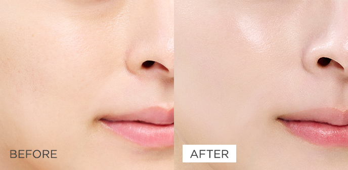 エクリュベージュ before-after